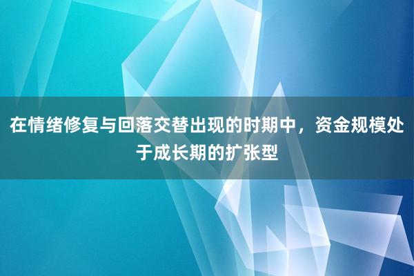 在情绪修复与回落交替出现的时期中，资金规模处于成长期的扩张型